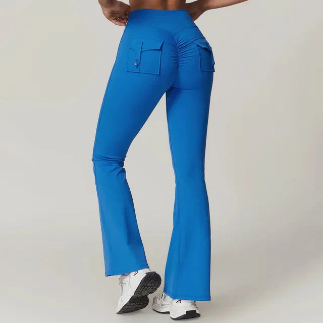 Launa | Vital edge Flared Pocket Leggings