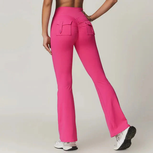 Launa | Vital edge Flared Pocket Leggings